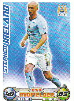 Stephen Ireland Manchester City 2008/09 Topps Match Attax #173